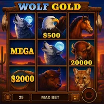 BillyBets - Wolf Gold Slot Game